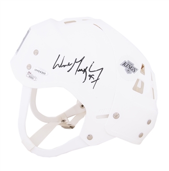 Wayne Gretzky Signed Los Angeles Kings Replica Helmet (UDA & JSA)